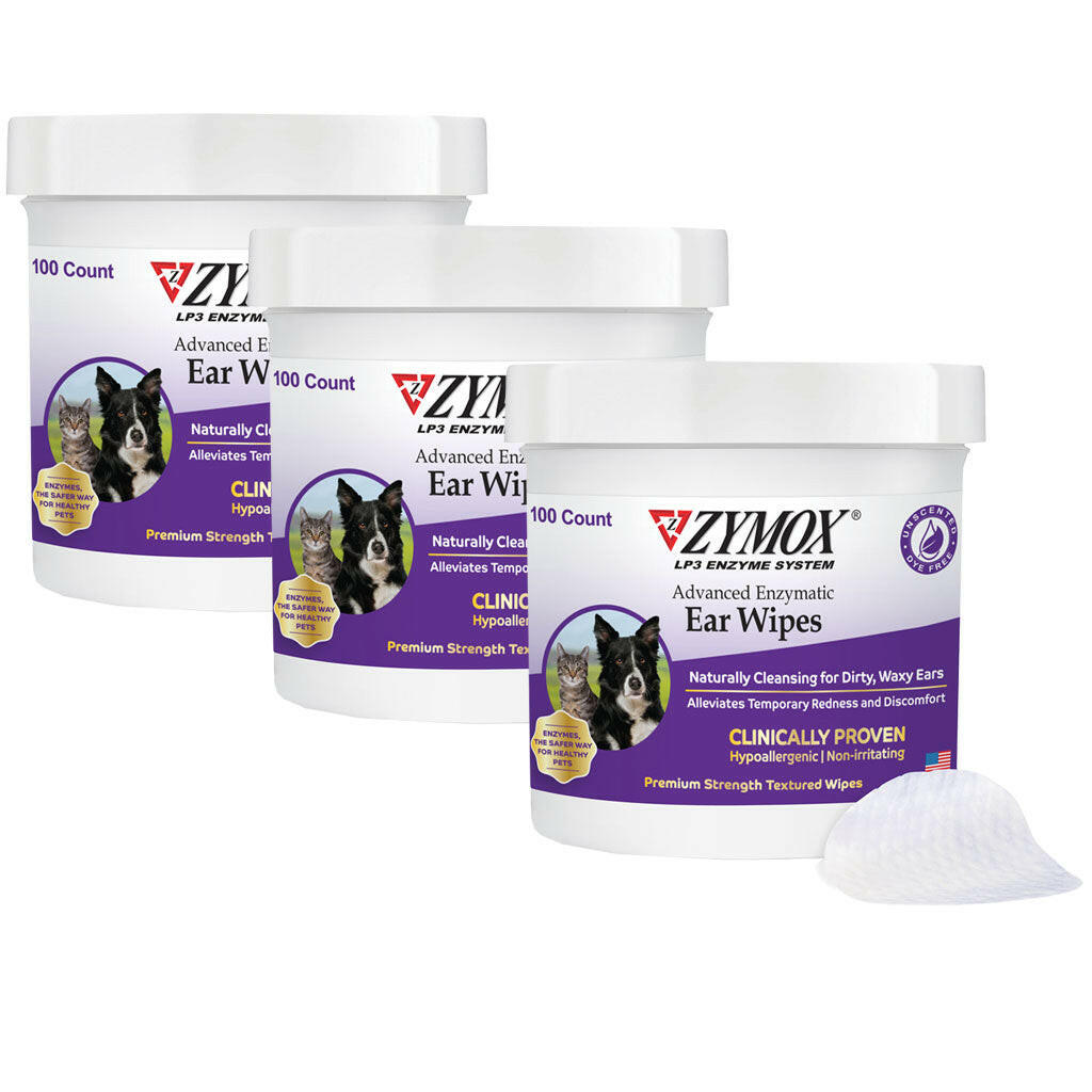 Zymox Ear Wipes 3 pack