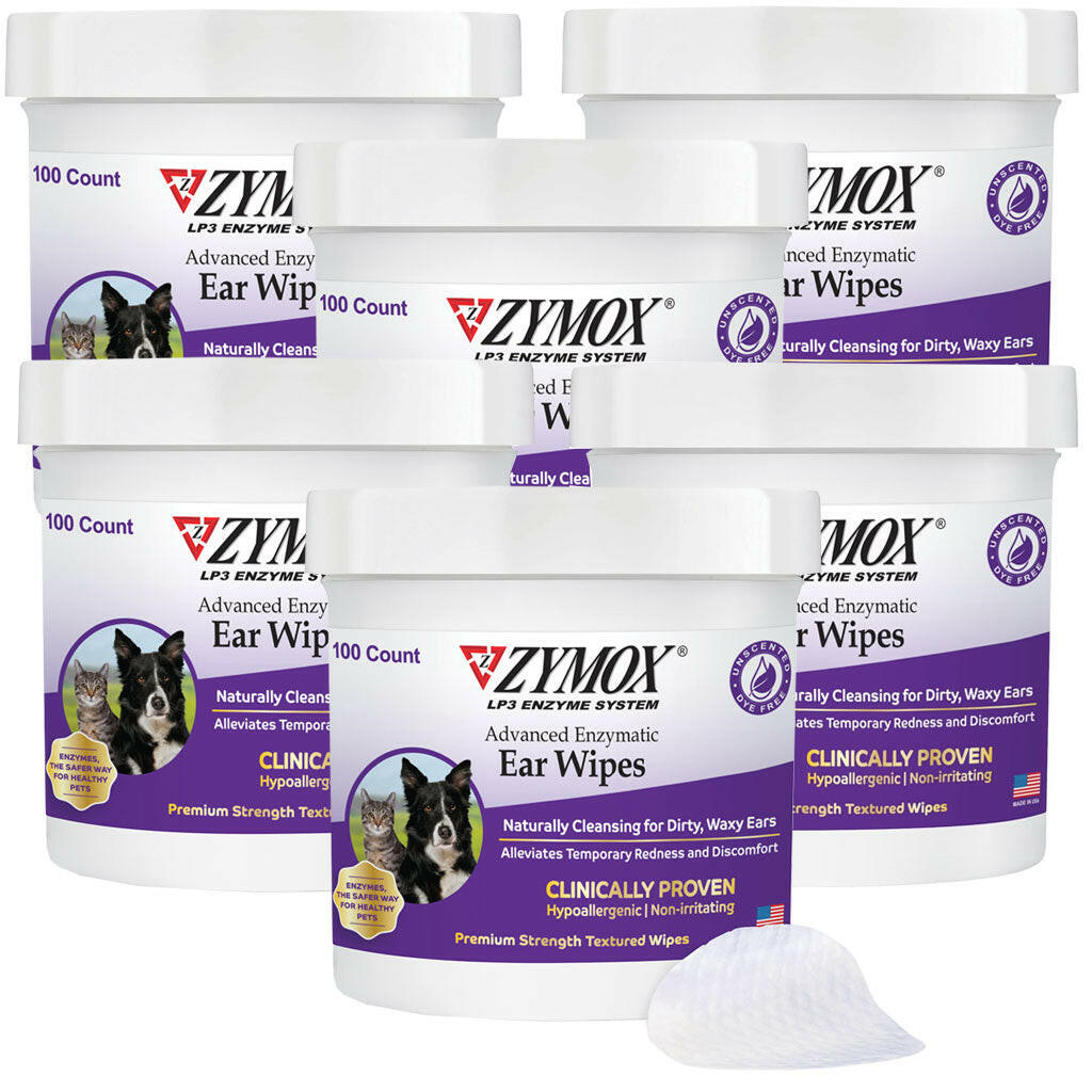 Zymox Ear Wipes 6-pack