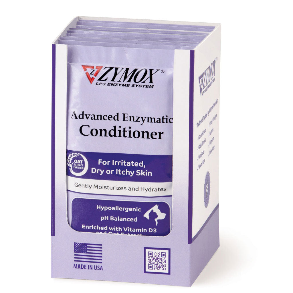 Zymox Advanced Enzymatic Conditioner Foil Pack POP for Dogs & Cats, 10-count