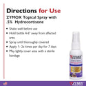 zymox topical spray directions