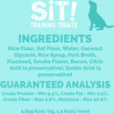 Etta Says! Sit! Training Treats for Dogs Bacon Flavor