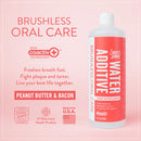 Skout's Honor Water Additive bottle with text on a pink background