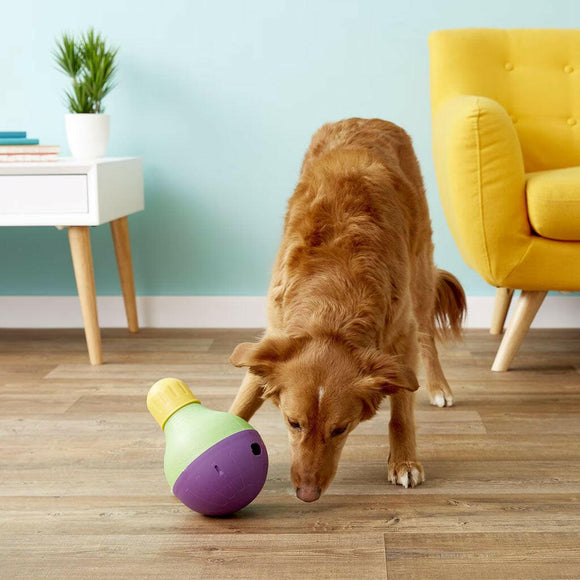 Starmark Treat Dispensing Bob-a-Lot Dog Toy Large with Large breed Dog