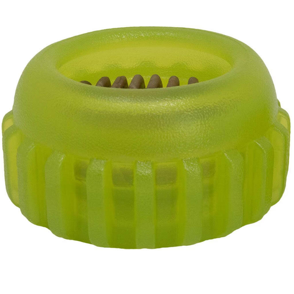 Starmark Everlasting Sprocket Tough Treat Dispenser Dog Toy with  treat