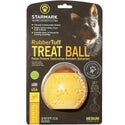 Starmark RubberTuff Dog Treat Ball Orange medium