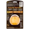 Starmark RubberTuff Dog Treat Ball Orange small backside