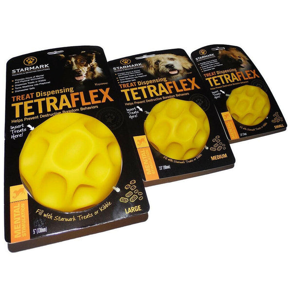 Starmark Treat Dispensing Tetraflex Dog Toy