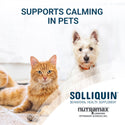Nutramax Solliquin Calming Behavioral Health Supplement for Small to Medium Dogs and Cats - With L-Theanine, Magnolia / Phellodendron, and Whey Protein Concentrate, 75 Soft Chews