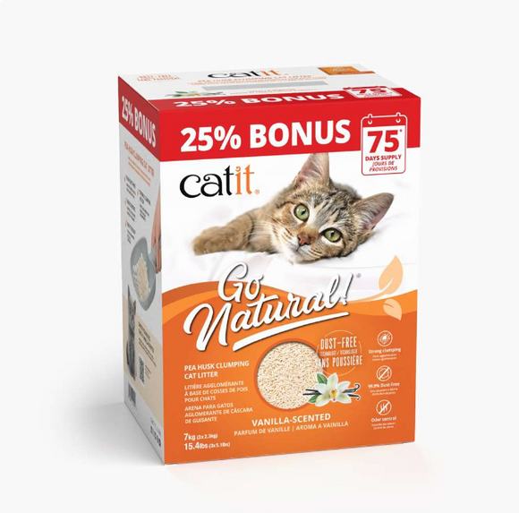 Catit Go Natural! Pea Husk Litter Bonus Box