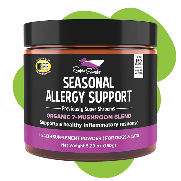 Super Snouts Seasonal Allergy Support Organic 7-Mushroom Blend for Dogs