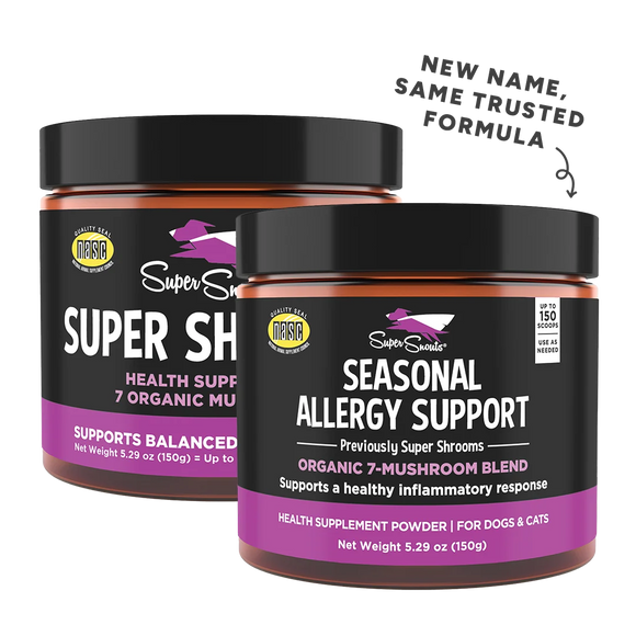 Super Snouts Seasonal Allergy Support Organic 7-Mushroom Blend for Dogs