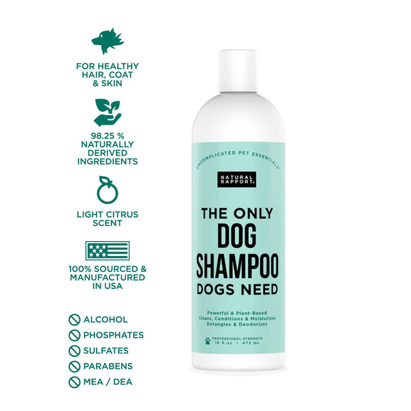 Natural Rapport The Only Dog Shampoo Dogs Need