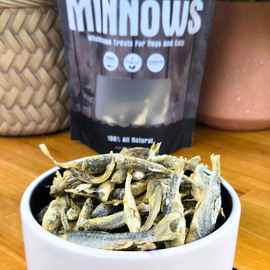 Shepherd Boy Farms Freeze Dried Minnows Treats for Dogs & Cats - 0