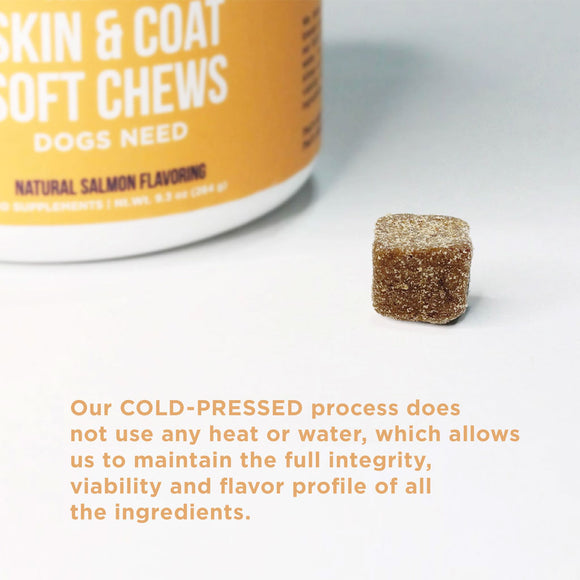 Natural Rapport The Only Skin & Coat Soft Chews Dogs Need Skin & Coat Supplement
