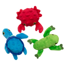 SnugArooz Lil Ocean Buddies Plush Dog Toys, Pack of 3-1