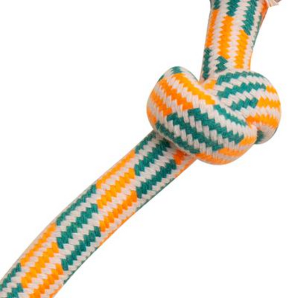 SnugArooz Puppy Fun Rope Dog Toy, Assorted Colors, 7"