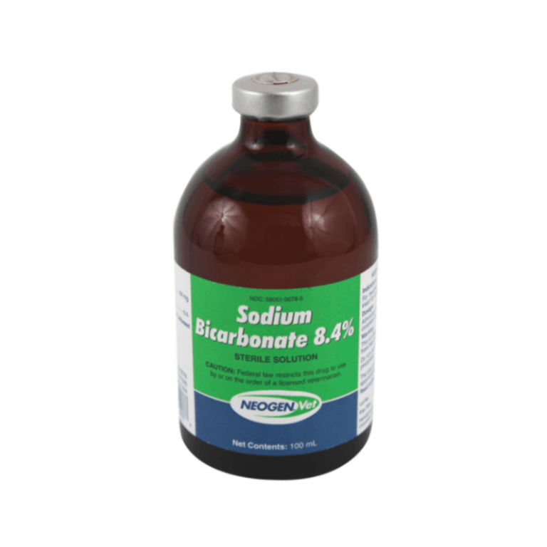 Sodium Bicarbonate 8.4% (Generic) Solution for Dogs, Horses & Livestock, 100-mL