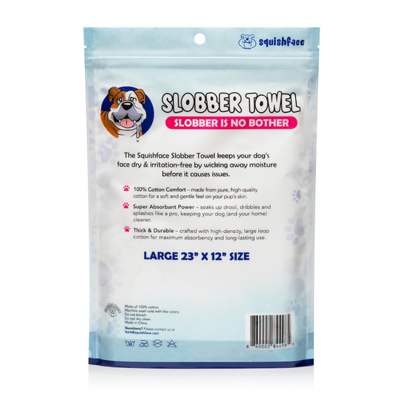 Squishface Slobber Towel for Dogs (Large)
