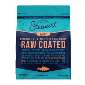 Stewart Raw Coated Salmon & Vegetable Recipe Food For Dogs