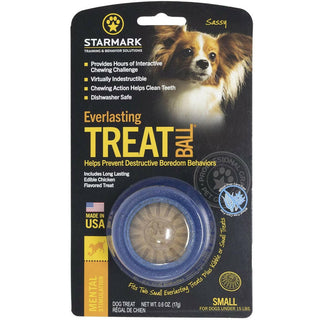 Starmark Everlasting Treat Ball Dog Chew Toy Small