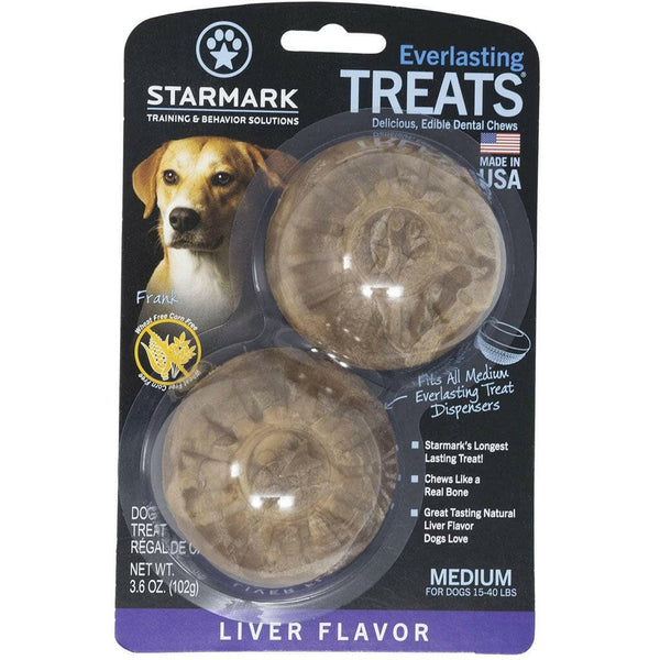 Starmark Everlasting Treats Liver Flavor Dental Chews Medium