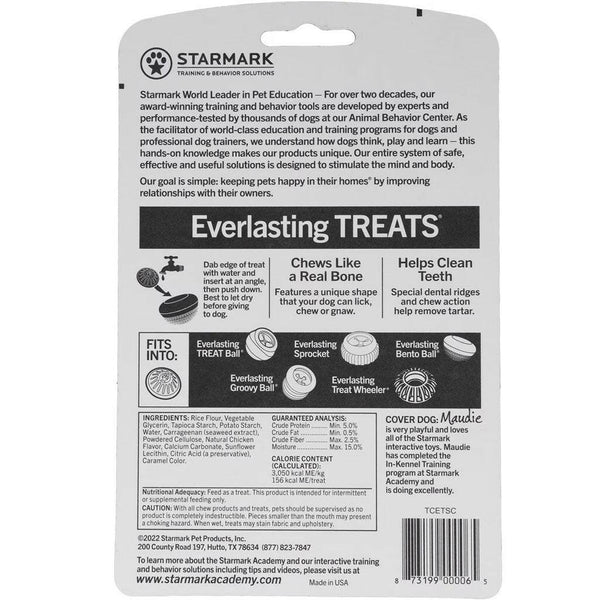 Starmark Everlasting Treats Chicken Flavor Dental Chews medium backside