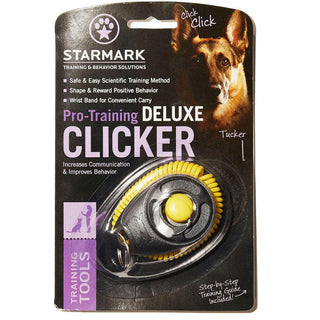 Starmark Pro-Training Clicker Deluxe Training Aid for Dogs