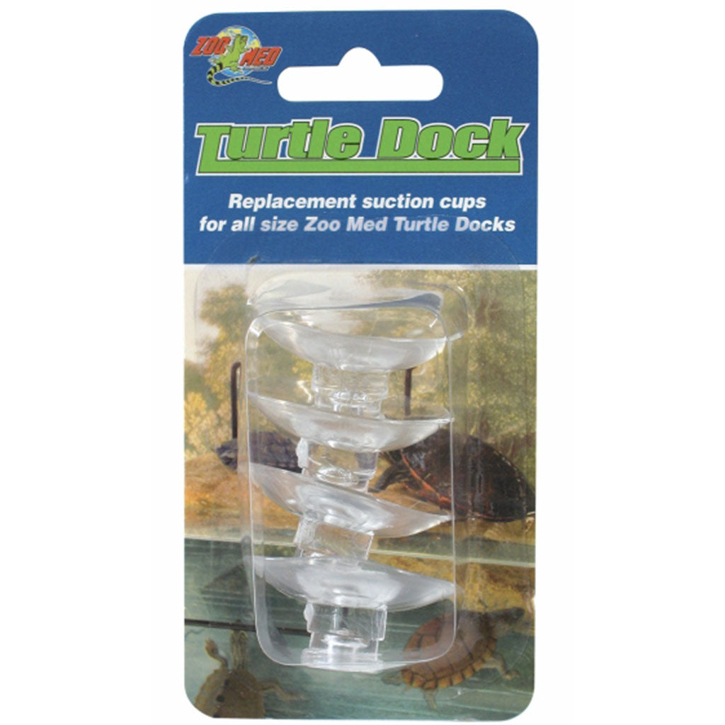 Zoo Med Turtle Dock Suction Cups, Clear, 4-count