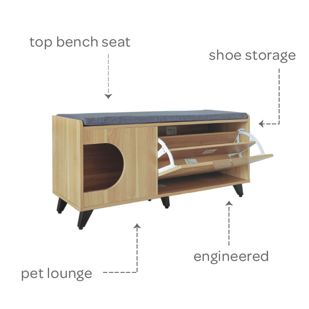 4 Cats & Dogs Tucker Shoe Cabinet