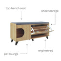 4 Cats & Dogs Tucker Shoe Cabinet