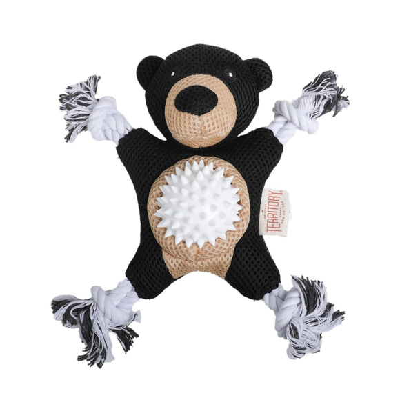 Territory 2-in-1 Fetch & Tug Dog Toy - Black Bear - Dog Toys 9