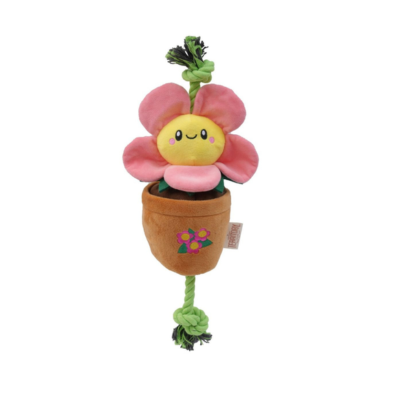 Territory Treat-and-Tug Dog Toy - Pink Flower - Dog Toys 14