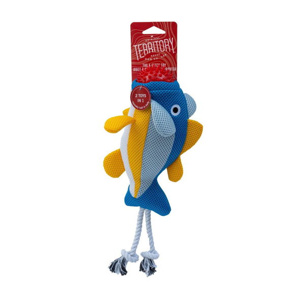 Territory 2-in-1 Floating Dog Toy - Fish - Dog Toys 7