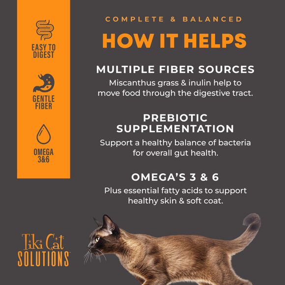 Tiki Cat Solutions Digestion Grain Free Lamb & Egg Dry Cat Food - Cat Food 5