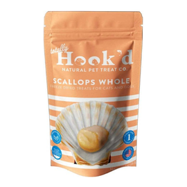 Totally Hook’d Freeze-Dried Whole Scallops Dog & Cat Treats (1 oz) - Dog & Cat Treats 1