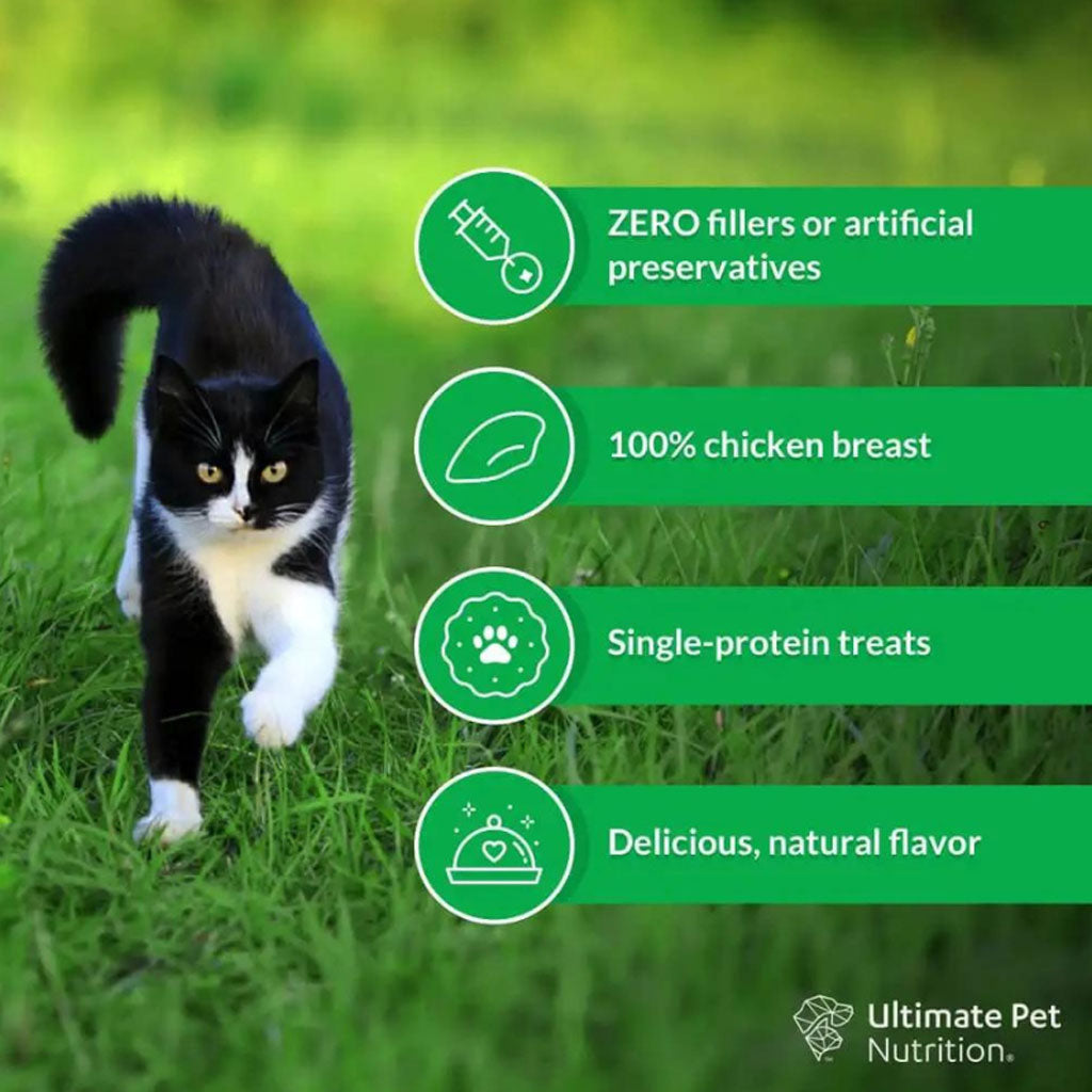 Ultimate Pet Nutrition Nutra Bites Freeze Dried Chicken Breast Cat Treats