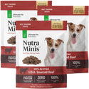 Ultimate Pet Nutrition Nutra Minis Air-Dried Beef Dog Training Treats 3-pack