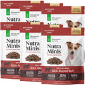 Ultimate Pet Nutrition Nutra Minis Air-Dried Beef Dog Training Treats 6-pack