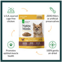 Ultimate Pet Nutrition Nutra Minis Air-Dried Chicken Dog Training Treats