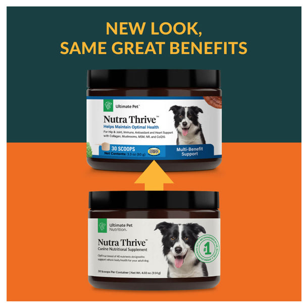 Ultimate Pet Nutrition Nutra Thrive Nutritional Supplements for Dogs