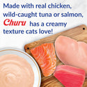 Inaba Churu Chicken & Seafood Variety Pack Grain-Free Lickable Treat for Cats