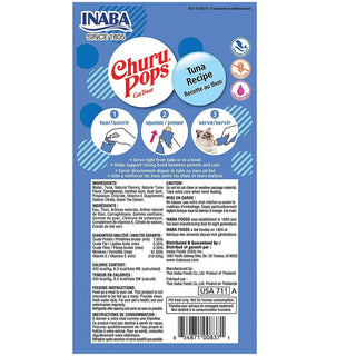 Inaba Churu Pops Tuna Recipe Lickable Cat Treats