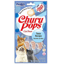 Inaba Churu Pops Tuna Recipe Lickable Cat Treats, 0.54 x 4-tubes