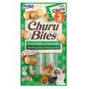 Inaba Churu Bites Chicken Recipe wraps Tuna Recipe Cat Treats, 0.35-oz x pack of 3