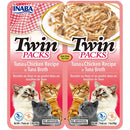 Inaba Twin Packs Tuna & Chicken Recipe in Tuna Broth Grain-Free Cat Food, 1.23-oz