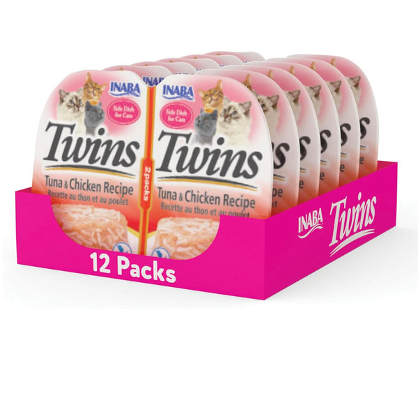 Inaba Twins Tuna & Chicken Recipe Grain-Free Cat Food