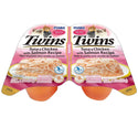 Inaba Twins Tuna & Chicken with Salmon Recipe Grain-Free Cat Food, 1.23-oz