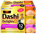 Inaba Dashi Delights Chicken Variety Pack in Broth Cat Food, 2.5-oz, pack of 12