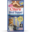 Inaba Churu Meal Topper Tuna Recipe Cat Food, 0.5-oz x 4-tubes