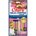 Inaba Churu Meal Topper Tuna with Salmon Recipe Cat Food, 0.5-oz x 4-tubes